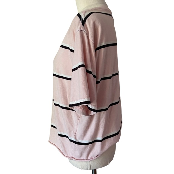 GHANDA-Striped Basic Tee size 10 - Picture 4 of 9